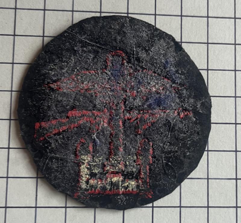 WW2 Commando Special Forces 'Round' Version of the Combined Operations Embroidered Formation Designation Sign Flash