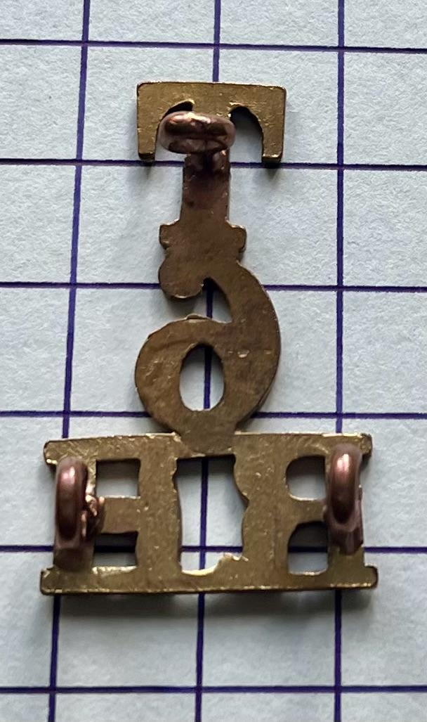 cWW1 Scottish 6th Territorial Battalion Royal Highlanders Black Watch Shoulder Title