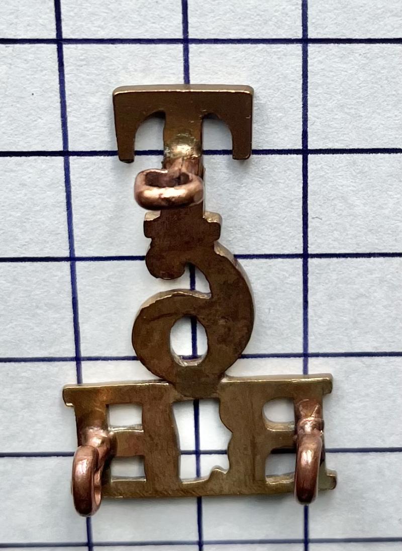 cWW1 Scottish 6th Territorial Battalion Royal Highlanders Black Watch Shoulder Title