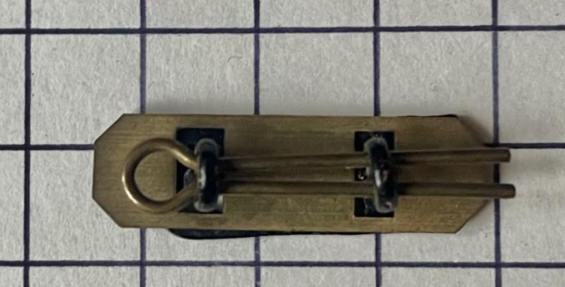 Pre 1994 The 6th Gurkha Rifles Blackened Brass Shoulder Title