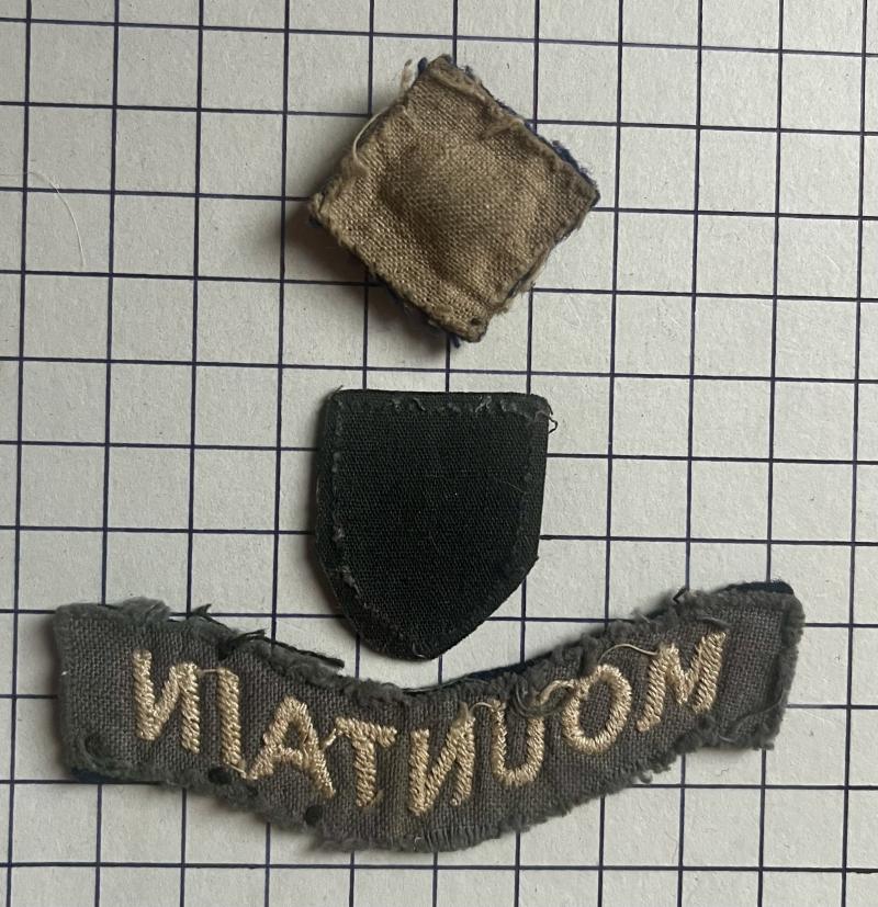 cWW2 52nd (Lowland) Division Printed Embroidered Combo Cloth Formation Sign Patch Badge