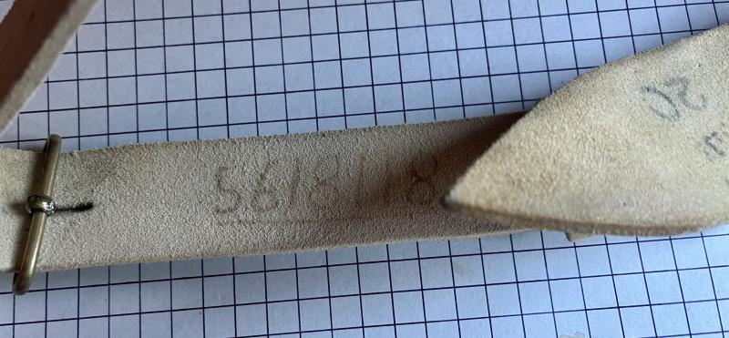 c1881-1902 The Duke of Cambridge's Own (Middlesex Regiment) Officer's Pattern Waist Belt Clasp & Buff Leather Belt