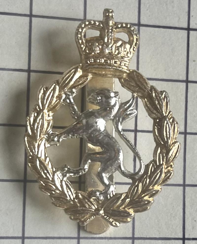 Women's Royal Army Corps (WRAC) Anodised Aluminium Cap Badge
