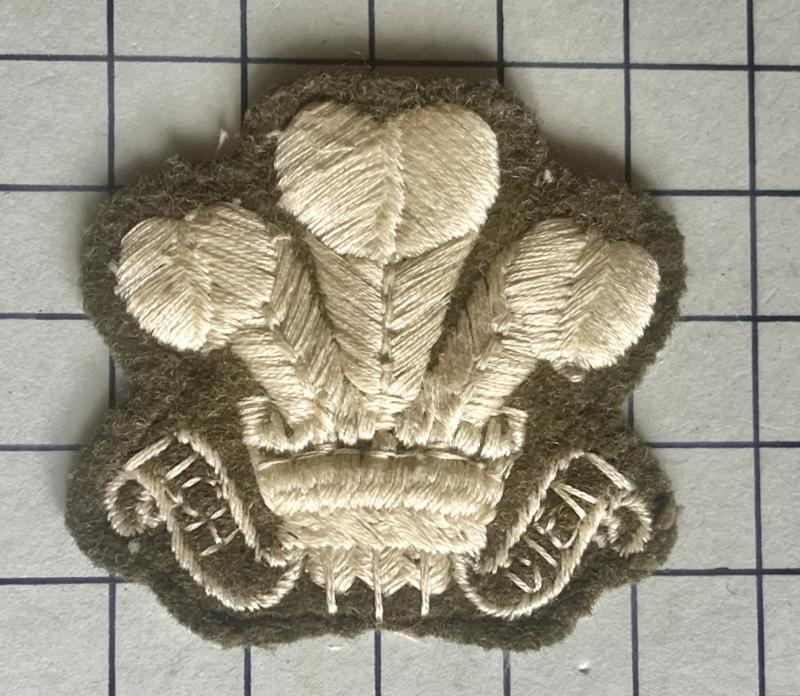 The Royal Scots Dragoon Guards (RSDG) Soldier's No2 Dress Arm Badge Patch