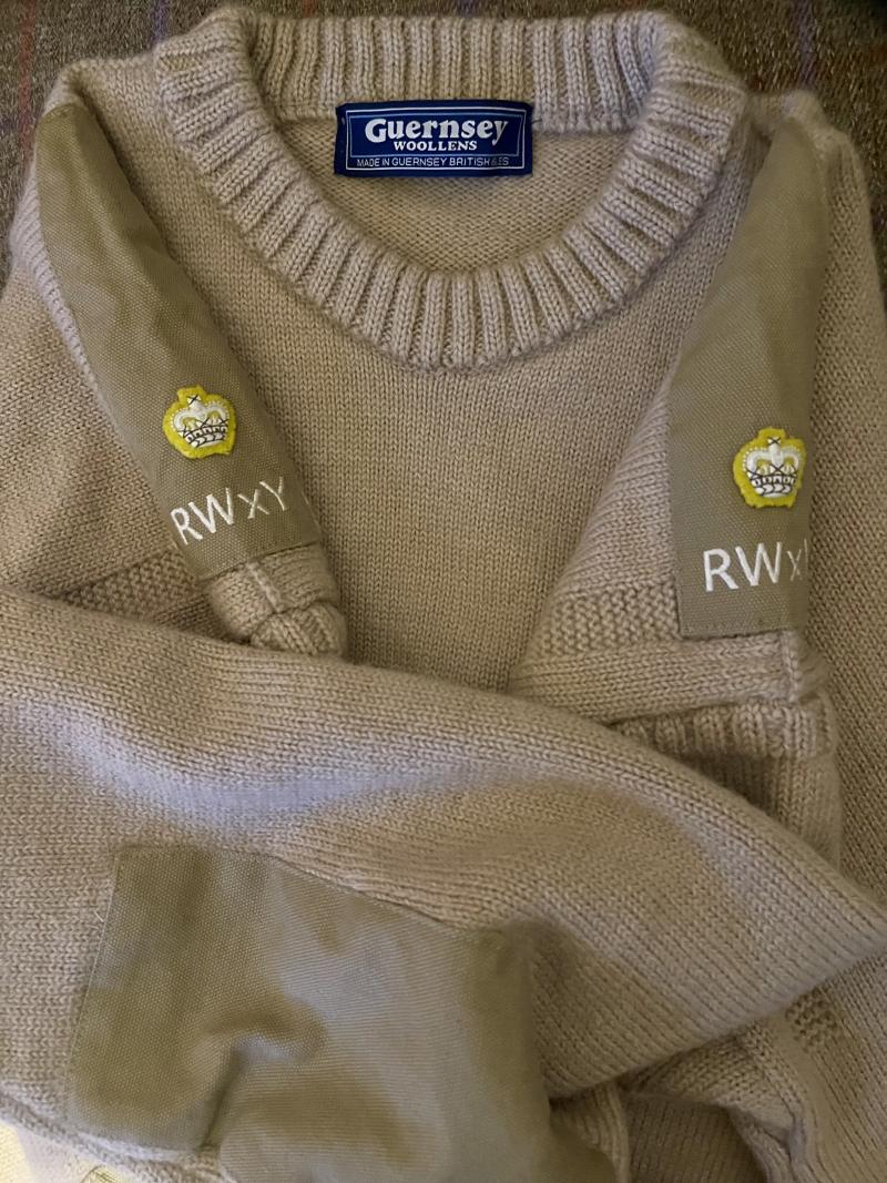 Royal Wessex Yeomanry (RWXY) Cloth Shoulder Title Badge Patch