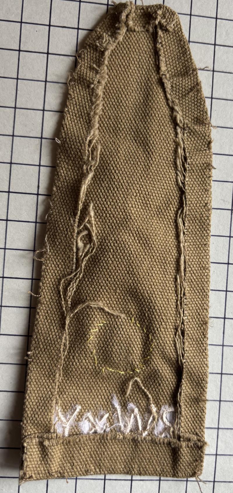 Royal Wessex Yeomanry (RWXY) Cloth Shoulder Title Badge Patch