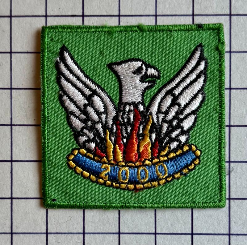 c2000 The King's Canterbury Kent Combined Cadet Force (CCF) Cloth Arm Brassard Badge Patch