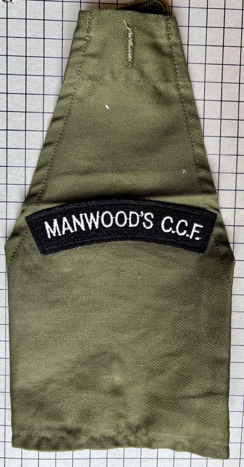 Sir Roger Manwood's School Kent Combined Cadet Force (CCF) Shoulder Title Badge Patch Brassard