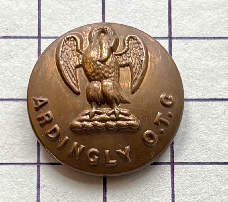 Ardingly College Sussex Officer Training Corps (OTC) Brass Button