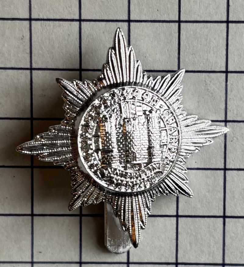 Post 1992 Royal Dragoon Guards (RDG) Anodised Aluminium Cap Badge Firmin