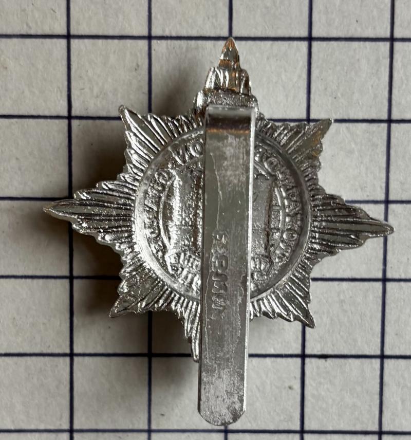 Post 1992 Royal Dragoon Guards (RDG) Anodised Aluminium Cap Badge Firmin