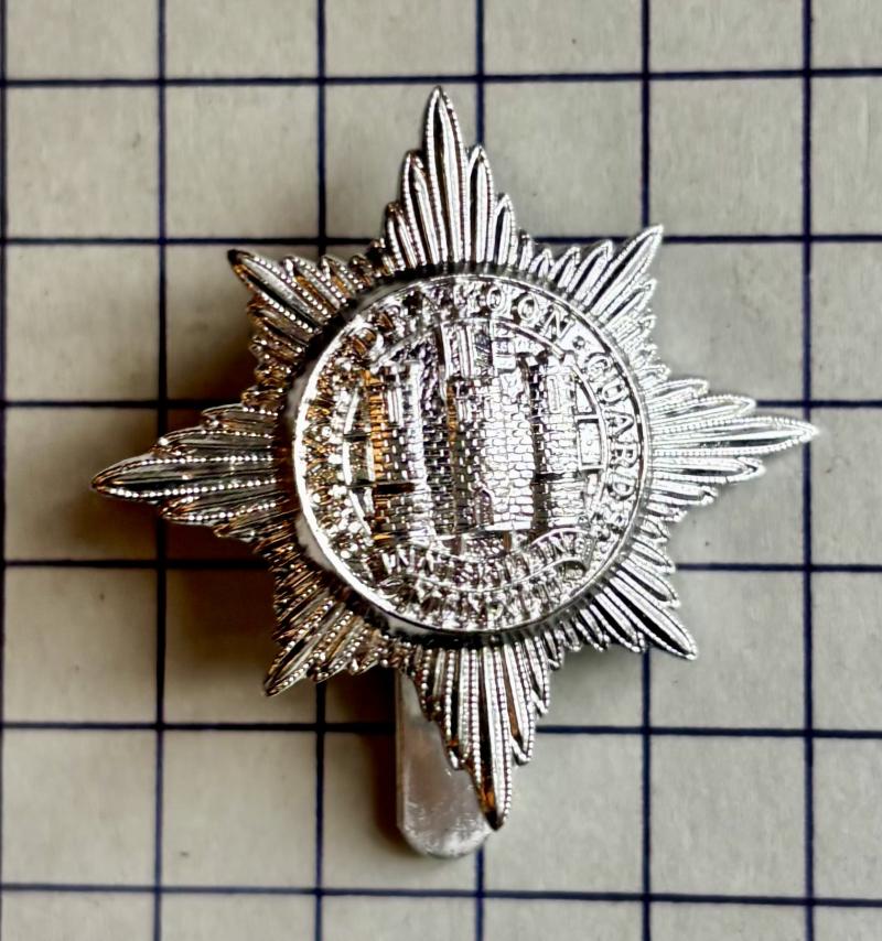 Post 1992 Royal Dragoon Guards (RDG) Anodised Aluminium Cap Badge Firmin