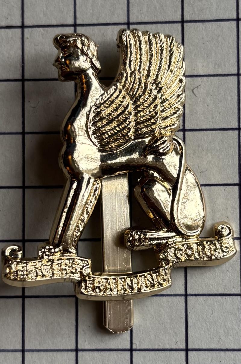 Leeds University Officer Training Corps (OTC) Anodised Aluminium Cap Badge