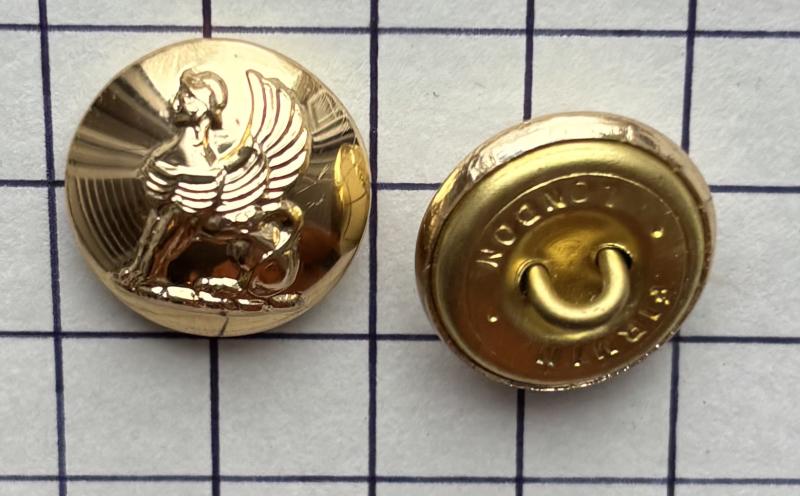 Leeds University Officer Training Corps (OTC) Medium Sized Anodised Aluminium Buttons