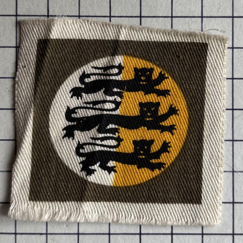 cWW2 Dorset County Divison Printed Formation Sign Patch Badge